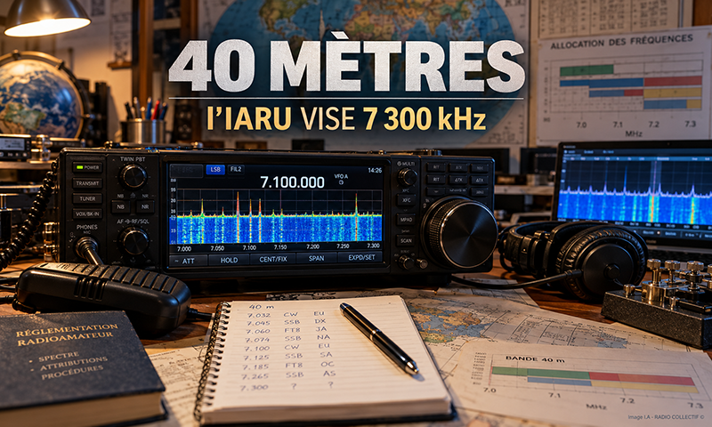 40M - 7100/7300 MHz